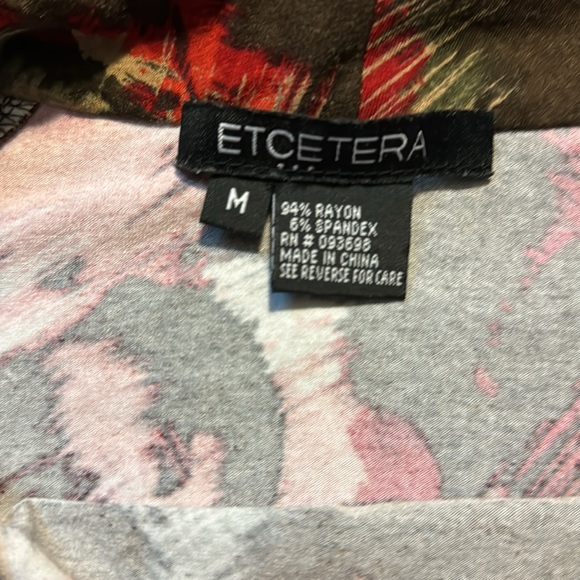 Stunning Short Sleeve Dressy T-Shirt by Etcetera - Picture 3 of 5